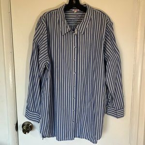 Johnny Was Giorgio Relaxed Oversized Tunic Striped Women’s XL R24022-d